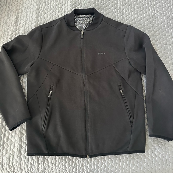 Boss Men's Charcoal Bomber Jacket - Picture 11 of 11